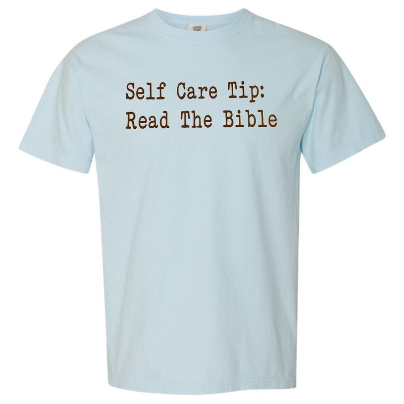 Self Care Tip Comfort Colors T-Shirt Hoodie, Sweatshirt | InkThreadWorks.com