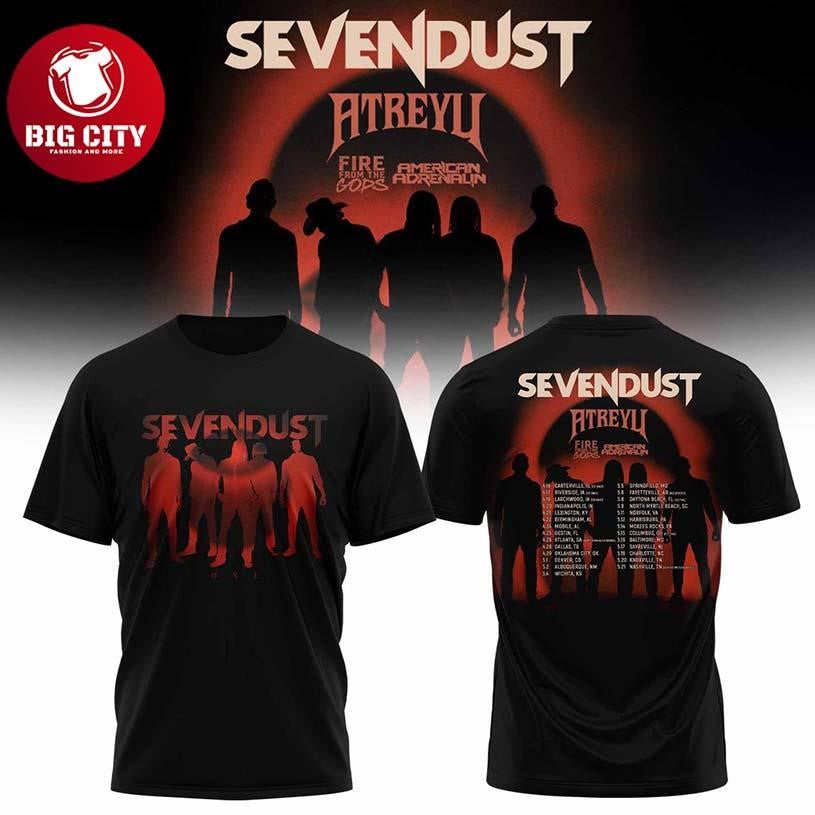 Sevendust & Atreyu 2026 US Headline Tour Two Sided Shirt