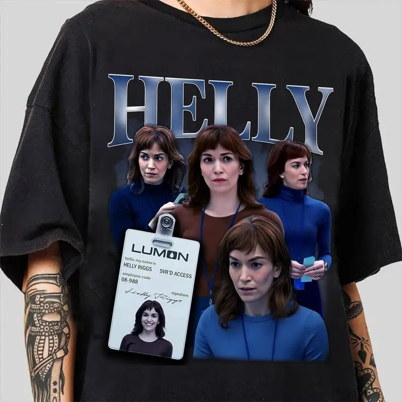 Severance Helly R Shirt, Severance Graphic Tee,Vintage Severance Shirt,Lumon Industries Macrodata Refinement T-shirt,Severance TV Show Shirt