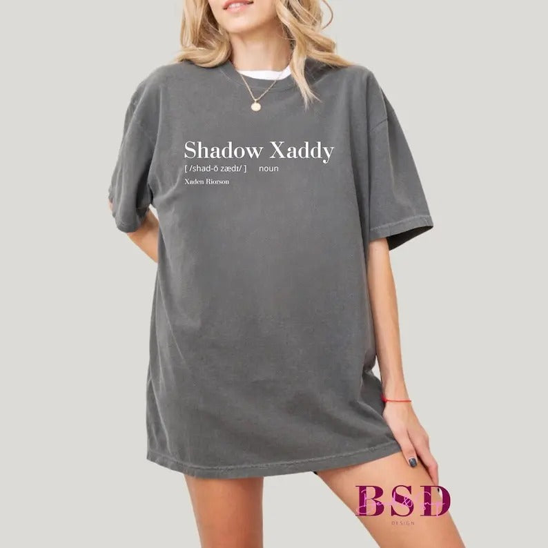 Shadow Xaddy Shirt, Xaden Riorson, Xaden Fourth Wing Shirt, Shadow Daddy, Iron Flame Merch, Onyx Storm Sweatshirt,...