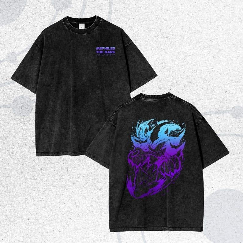 Shadow the Hedgehog Anime T-Shirt - Oversize Tee, The Hedgehog, Shadow the Hedgehog, Perfect Gift for Himstyle{n002}26