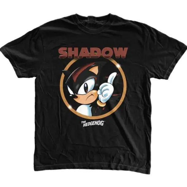 Shadow the Hedgehog Classic Mode T-Shirt, Sonic Adventure Shirt, Unisex Vintage Graphic Tees Gothic Grunge Y2k Emo Scene Amity Affliction Style Clothes Men Women Streetwear