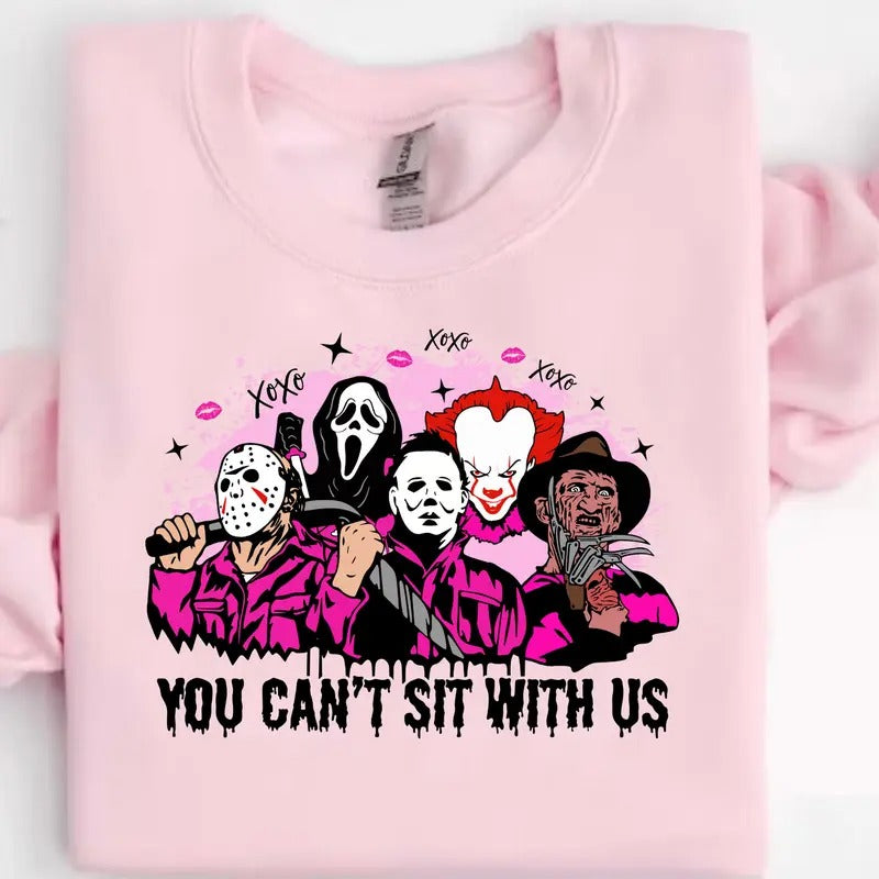 Can't Sit With Us Sweater/Shirt, Valentines Day Sweatshirt,Skeleton Valentines Tee,Funny Valentines Day Shirt, Sarcastic...