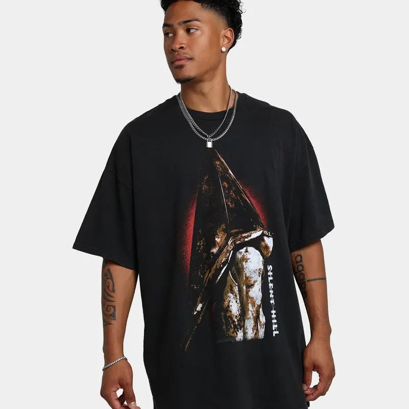 Silent Hill The Halo Of The Sun Vintage T-Shirt Trending Movie Shirt Menswear Womenswear Streetwear Movie Fans Graphic Casual Clothing Crewneck Cotton