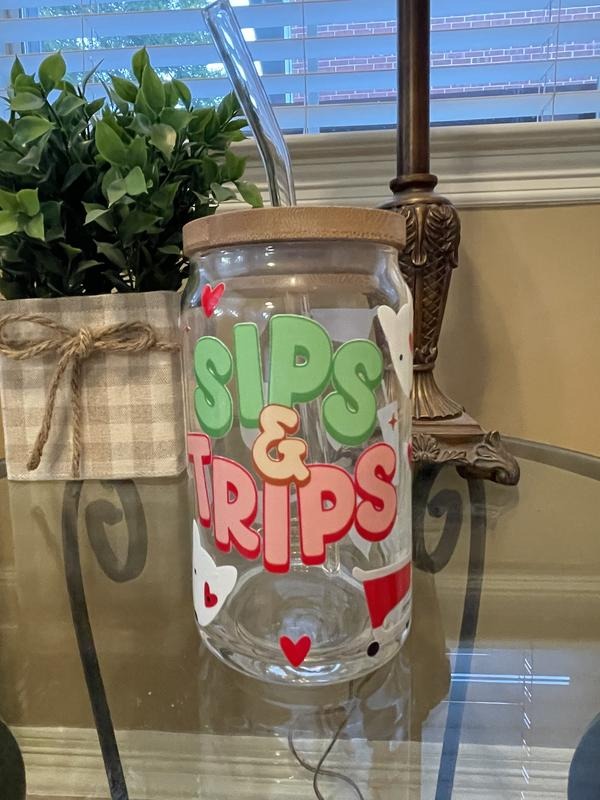 Sips & Trips Libby Glass - Oopsy Cup T-Shirts, Hoodie, Sweatshirt | InkThreadWorks.com