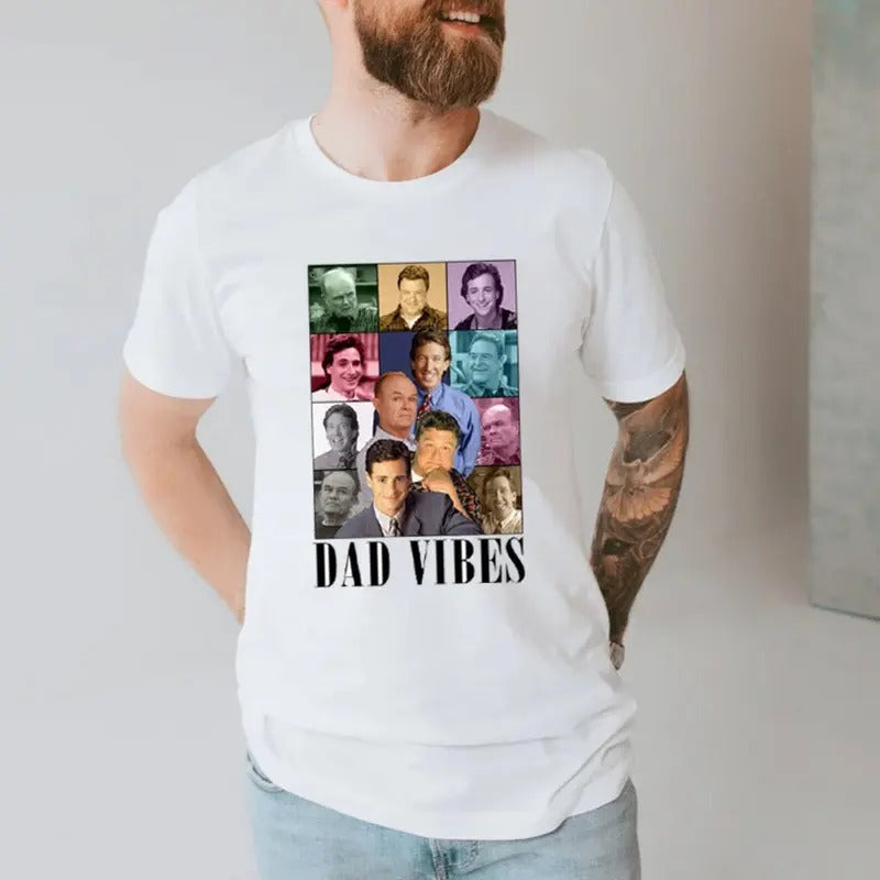 Sitcom Dad Vibes Shirt, Funny Dad Shirt, Dad Life Shit, Dad Vibes Shirt, Father's Day Gift Shirt, From Son, Fathers Day,...