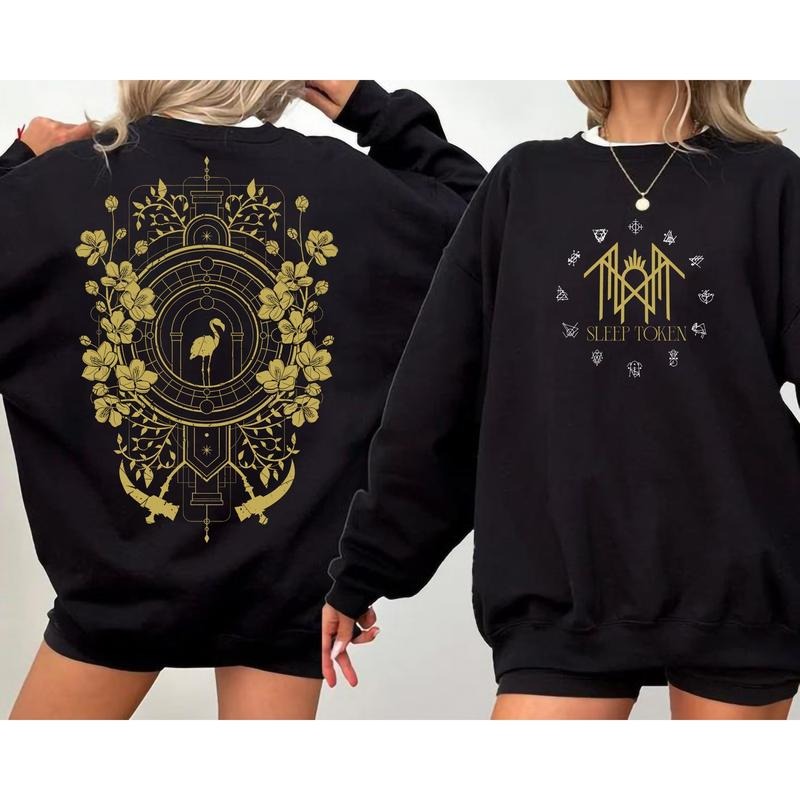 Sleep Token Even In Arcadia Shirt, Sleep Token Tour 2025 T-shirt Flamingo Hoodie, Sleep Token Merch Rock Muisc Tee Gifts For Fans Men Women