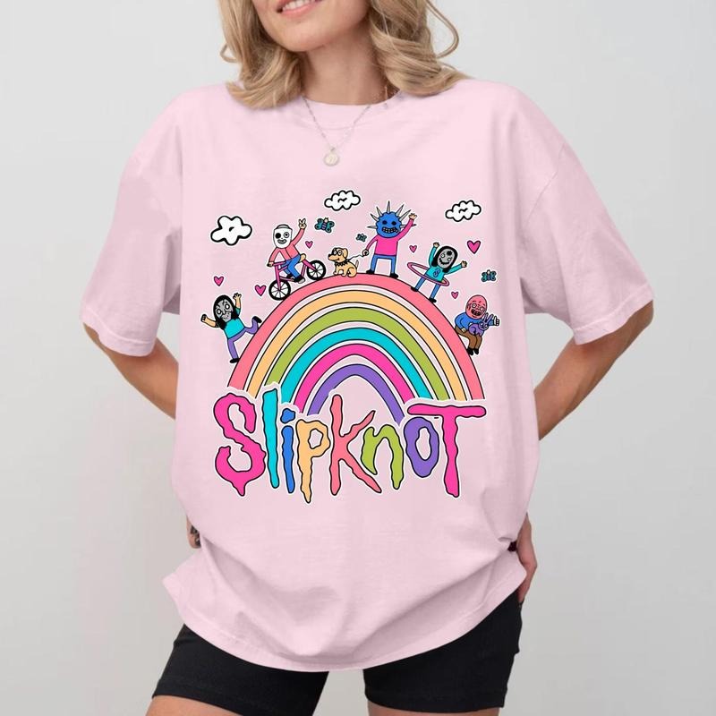Slipknot T-Shirt, Slipknot Heavy Metal Rock T-Shirt, Best Gift, Gift For Fan, Gift For Her, Gift For Him Fabric Top...