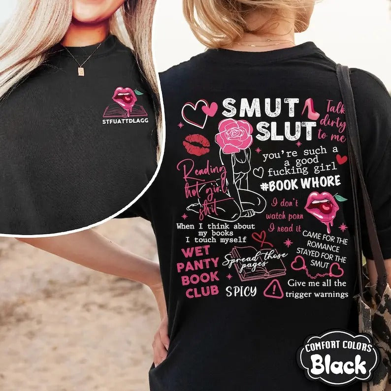 Smut shirt, Smut Reader shirt, Spicy Book shirt, Bookish Merch, Spjcy Booktok, Smut Lover shirt, STFUATTDLAGGG shirt,...