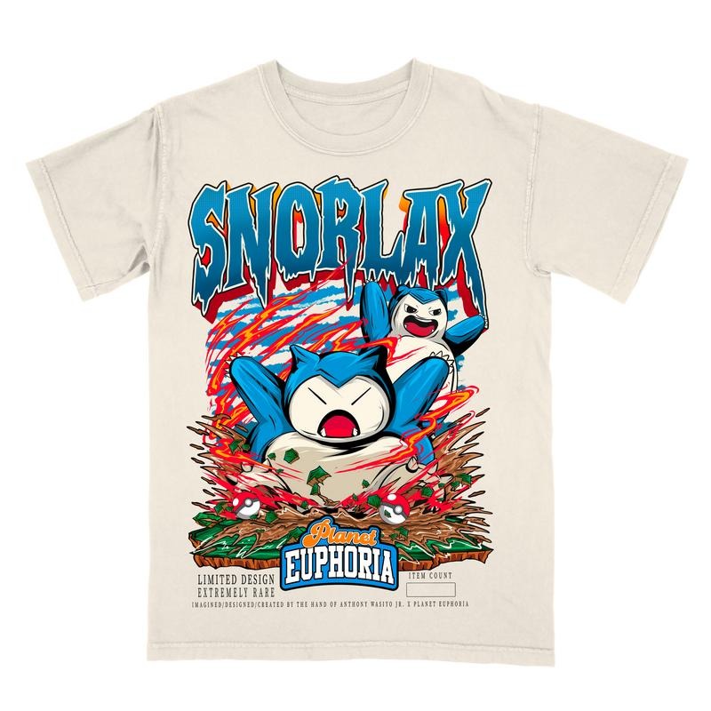 Snorlax TEE | VINTAGE TEE GRAPHIC T-SHIRT | GIFT FOR FAN