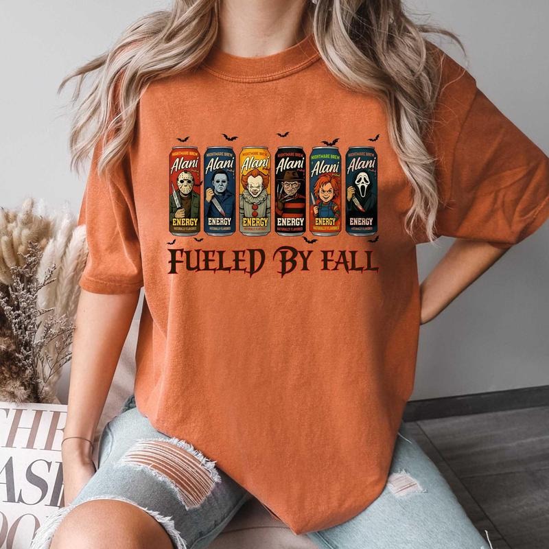 Soda Movie K*llers Shirt, Soda Can Horror Movies Halloween Shirt, Retro Horror Characters Shirt, Funny Halloween, Cute Soda Can Energy Drink Shirt