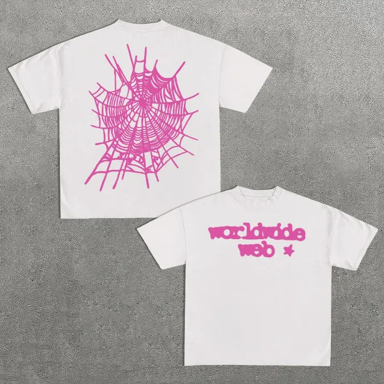 Sopula Spider Worldwide Web Graphics Cotton T-Shirt