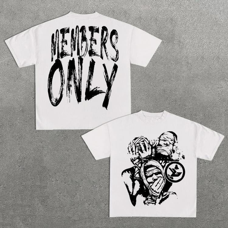 Sopula Vintage Members Only Graphic Short Sleeve T-Shirt