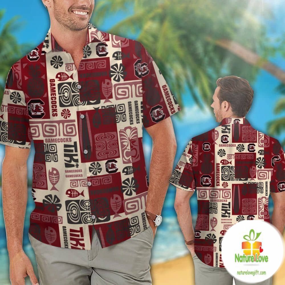 South Carolina Gamecocks Hawaiian Shirt Tropical Aloha Shirts