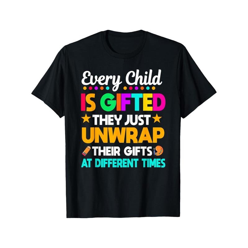 Special Education Teacher Child Gifted SPED Educator T-shirt Comfortable, Casual Short Sleeve, Daily Wear, All Season,...