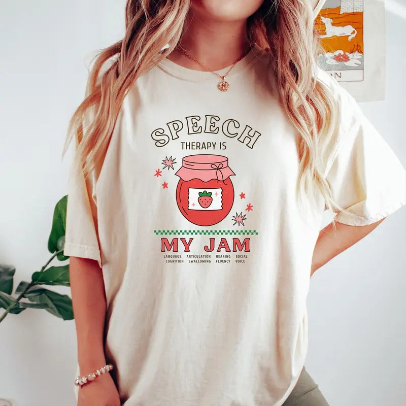Speech Therapy Shirt Slp Shirt Slp Tshirt Slp Shirts Speech Tshirt Slp Gifts Speech Language Pathologist Shirt Speech Pathology Shirt Casual Cotton