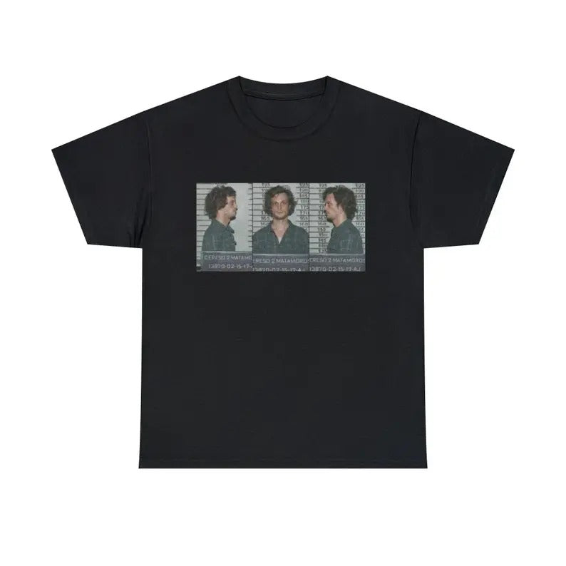 Spencer Reid Mugshot t shirt Criminal Minds TV Series Tee