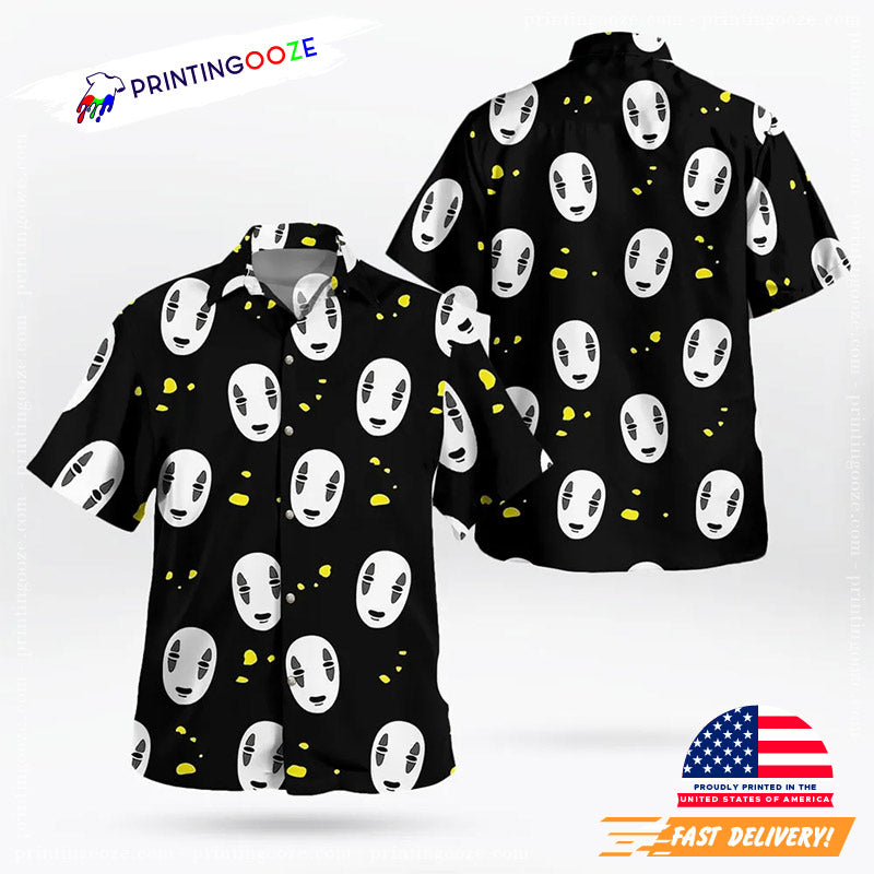 Spirited Away No Face Hawaiian Shirt