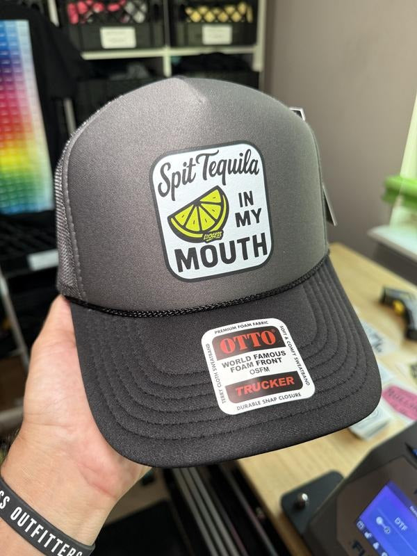 Spit Tequila in My Mouth Trucker T-Shirts, Hoodie, Sweatshirt | InkThreadWorks.com