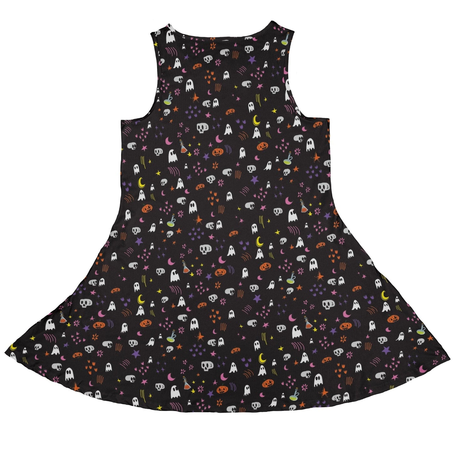 Spooky Doodles Sleeveless Dress