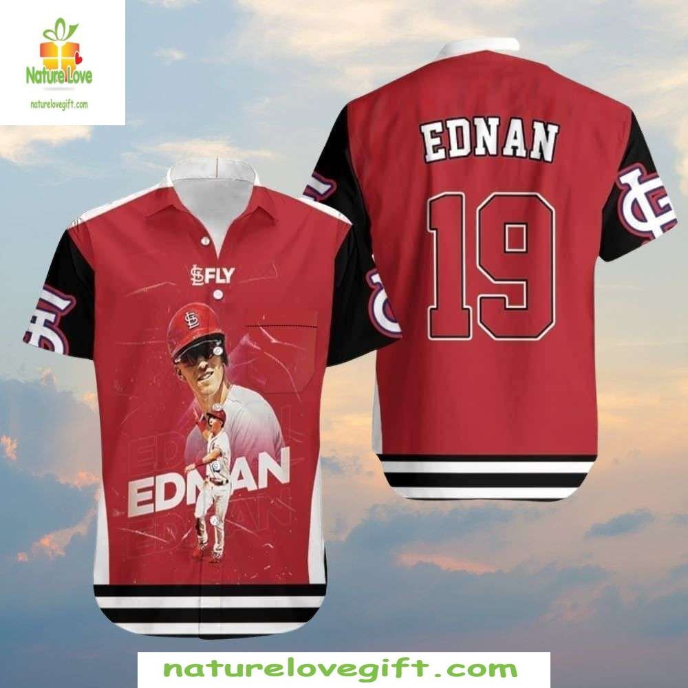 St Louis Cardinals Hawaiian Shirt Edman Tribute Tropical Baseball Apparel