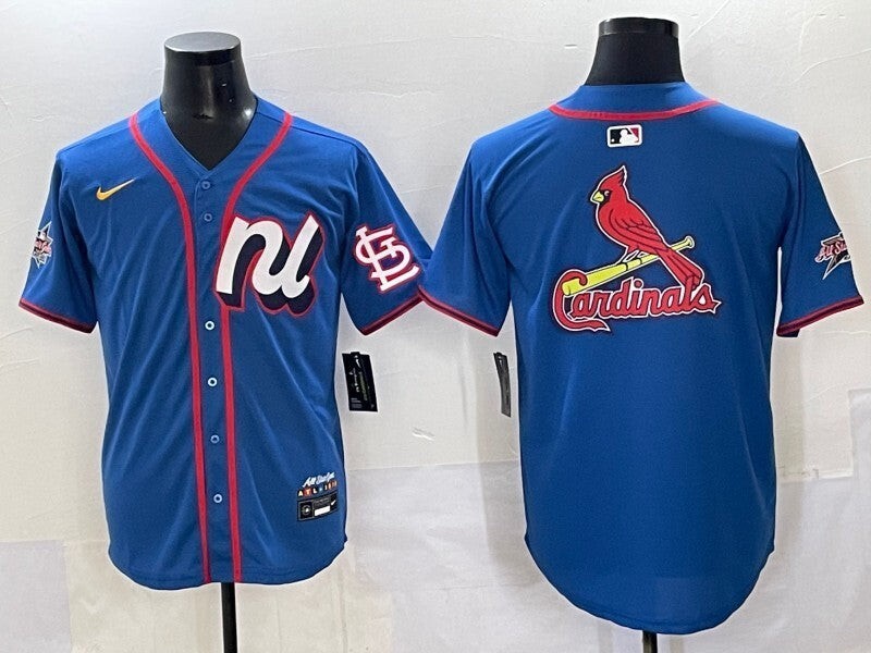 St. Louis Cardinals Red 25 All-Star Style 1
