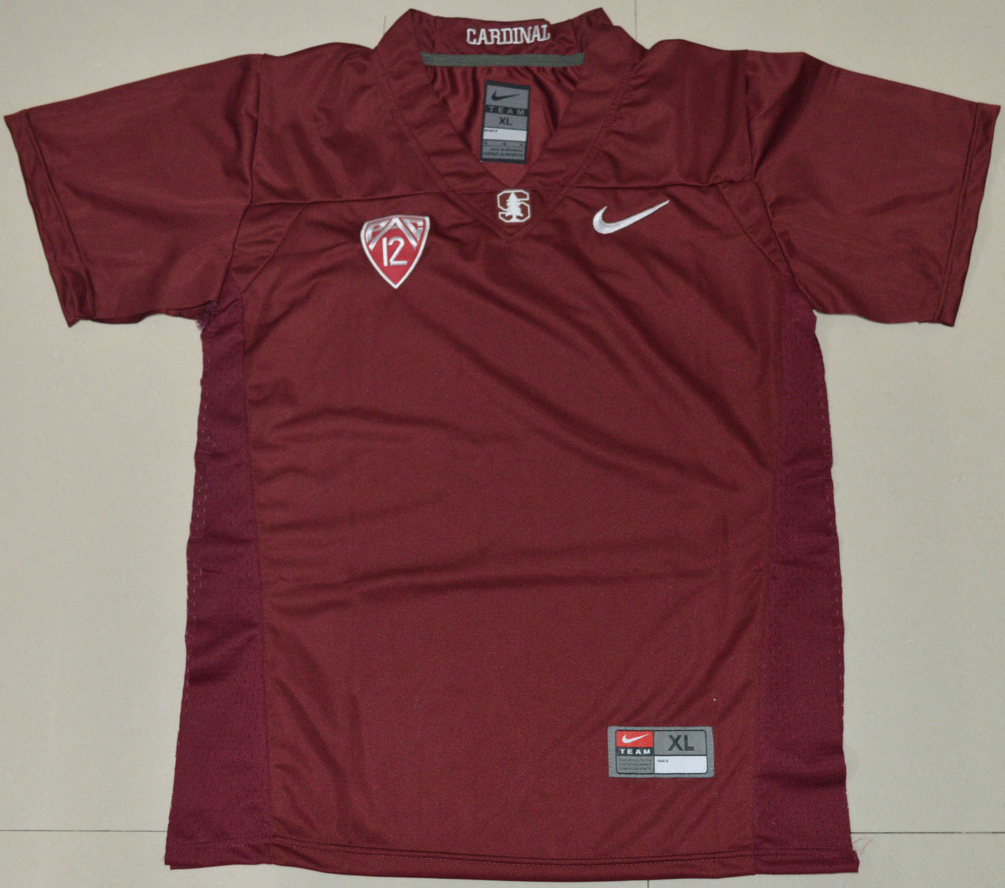 Stanford Youth Blank Burgundy Front
