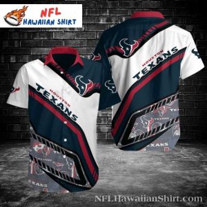 Star Spangled Texan - Patriotic Houston Texans Hawaiian Shirt