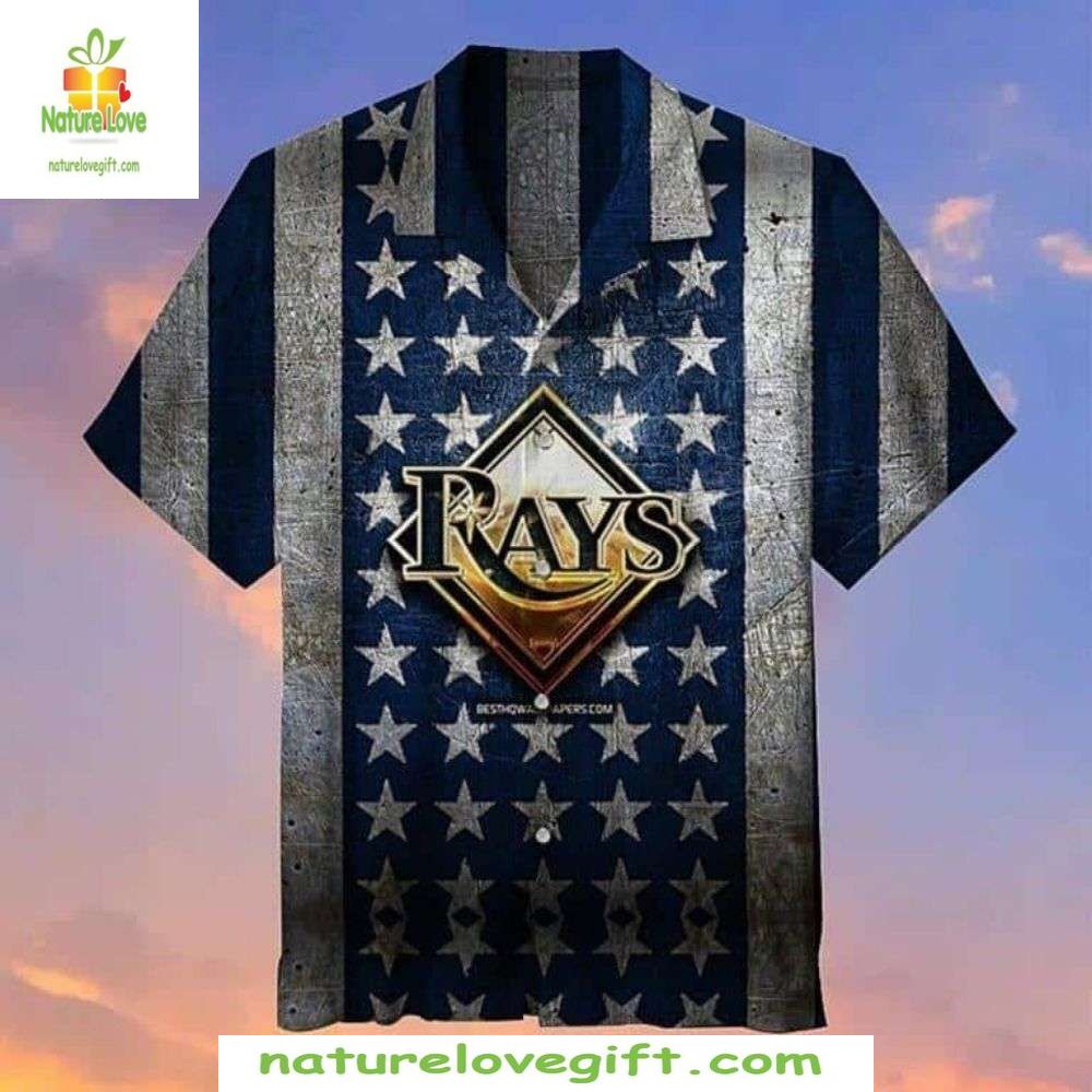 Tampa Bay Rays Hawaiian Shirt Starry Night Aloha Baseball Apparel