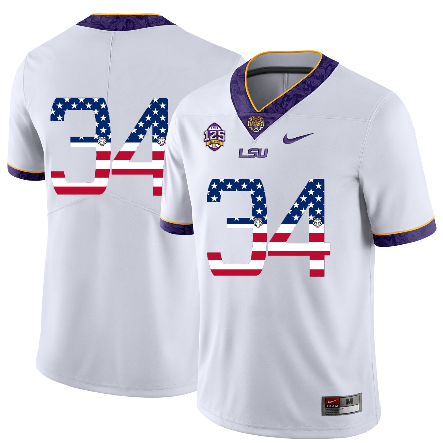 Stevan Ridley 34 Pattern White .1jpg