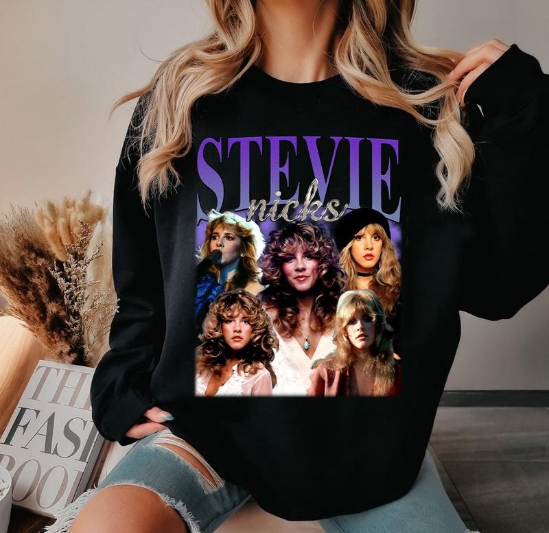 Stevie Nicks Shirt Sweatshirt Hoodie, Fleetwood Mac Sweatshirt, Music Lovers Shirt, Stevie Nicks Tour 2024 Vintage Shirt, Gift For Men Women Unisex Shirt