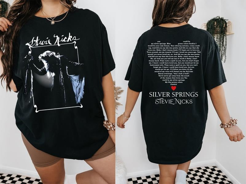 Stevie Nicks Silver Spring Shirt, Stevie Nicks Concert Tour Shirt