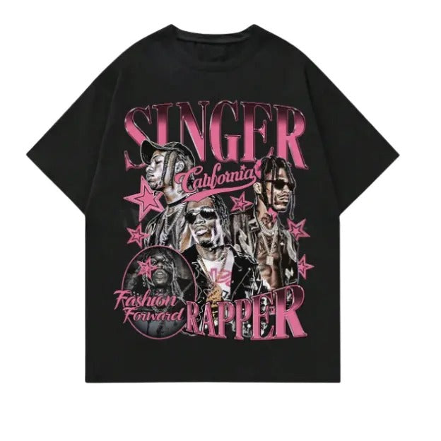 Street Life Men's Hip-Hop Printed Short Sleeve T-Shirt, Sweatshirt, Hoodie Size S- 3XL,Gift For Women Top Womenswear...