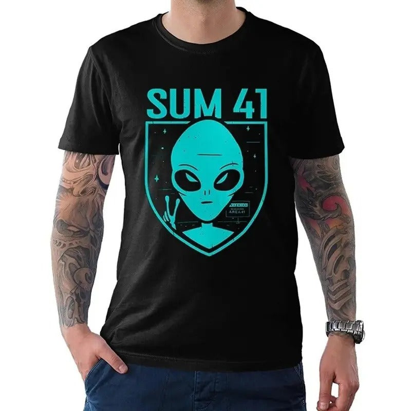 Sum 41 Alien T-Shirt Unisex Full Size Hoodie, Sweatshirt | InkThreadWorks.com