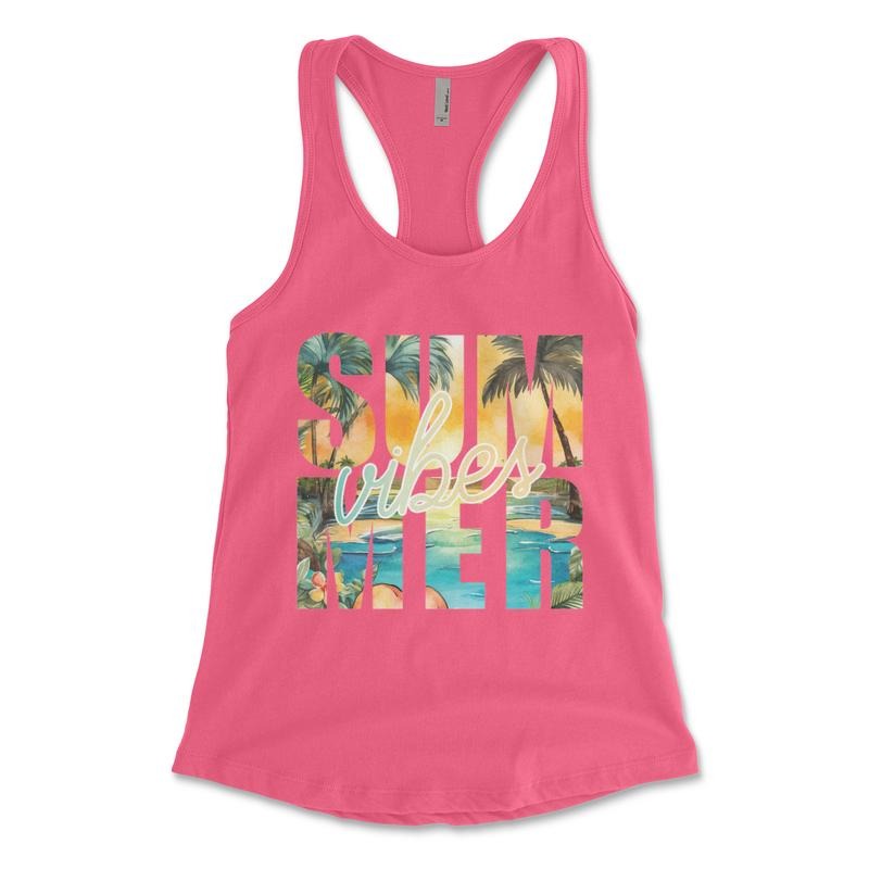 Summer Vibes Tee - Beach T-shirt - Graphic Tee - Oversized T-shirt