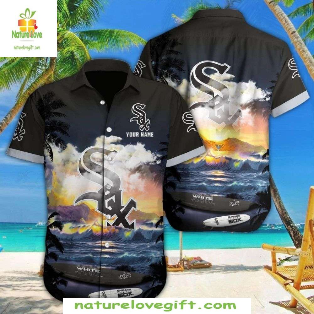Chicago White Sox Hawaiian Shirt Personalized Sunset Dreams Baseball Apparel