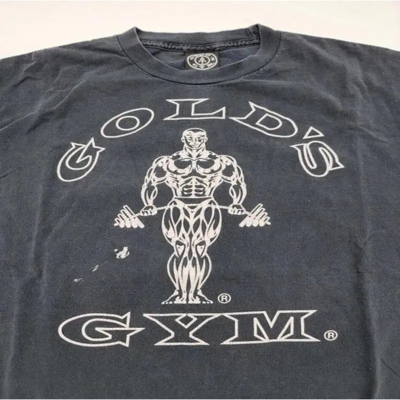Vintage Golds Gym 1990s Retro T-shirt/Sweatshirt, Top Cotton Vintage Shirt