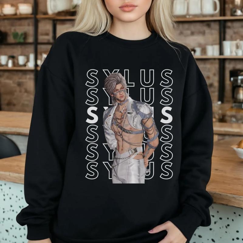Sylus Love and Deepspace Sweatshirt, Sylus T-shirts, Zayne Love and deepspace, lads merch, zayne,xavier,rafayel,otome game, anime sweatshirt