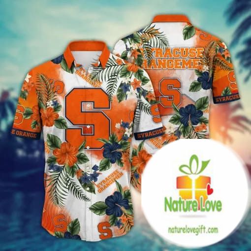 Syracuse Orange NCAA Hawaiian Shirt Aloha Warm Nighttime