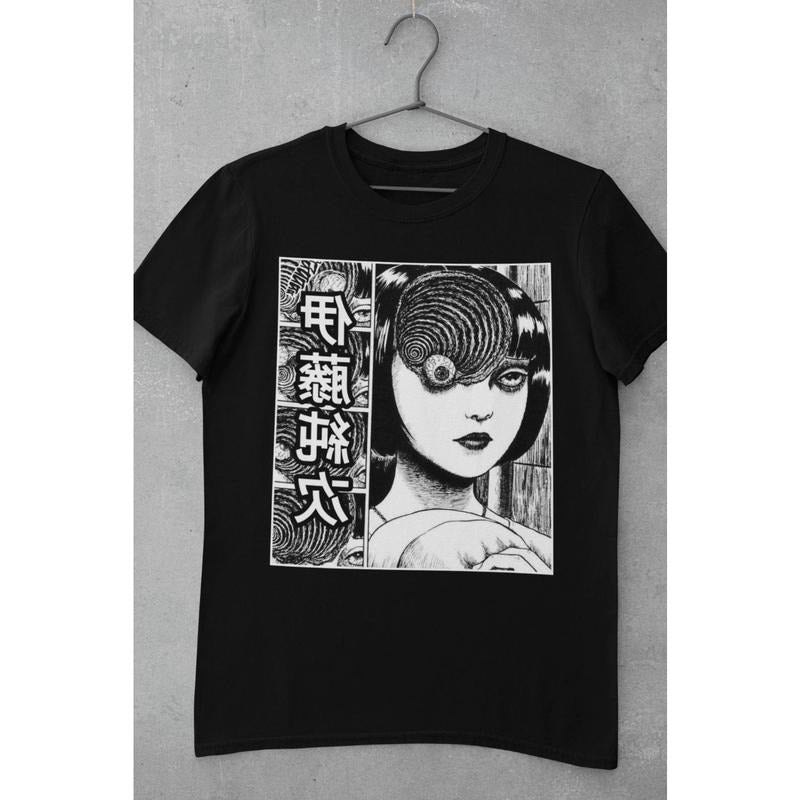 T-Shirt S-4XL Tomie Junji Ito Uzumaki Horror Anime Manga Japanese Japan Guro Gore Cult Hoodie, Sweatshirt