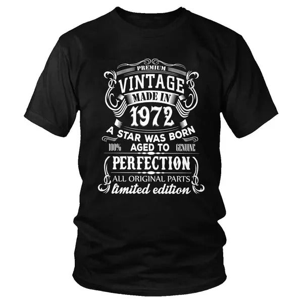 T-shirt Vintage 1972 Hoodie, Sweatshirt | InkThreadWorks.com