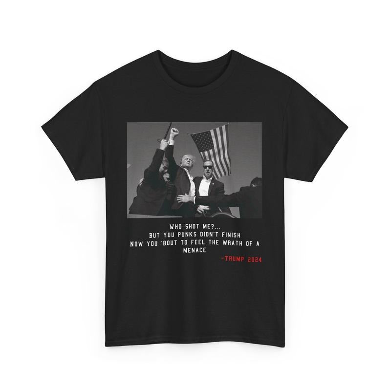 TRUMP - Rally Pennsylvania WHO SHOT ME? TEE Attempt Shirt