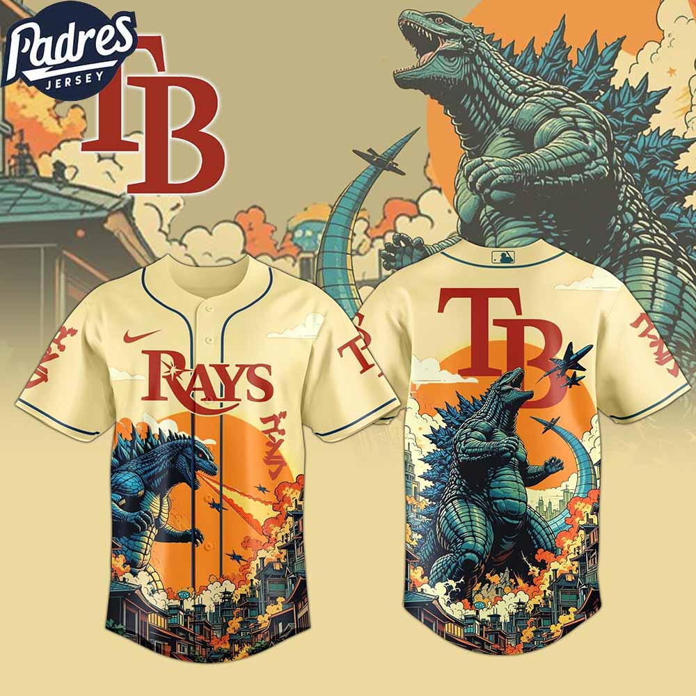 Tampa Bay Rays MLB Godzilla 2025 Baseball Jersey - Padres Jersey Oasis: Elevate Your Baseball Style Game