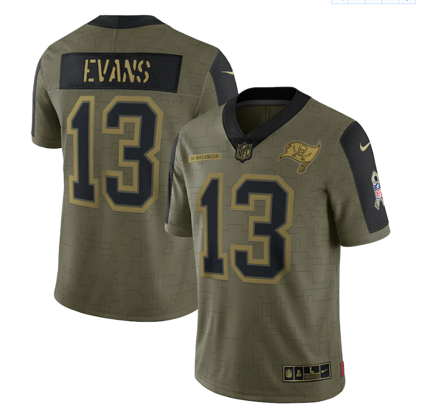 Tampa Bay Buccaneers #13 Mike Evans 21 New Salute