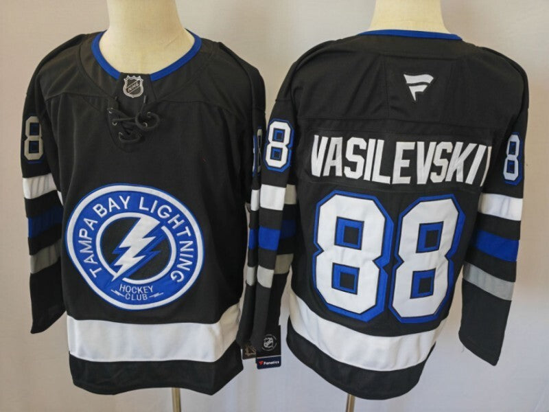 Tampa Bay Lightning #88 Andrei Vasilevskiy Lightning Style 1