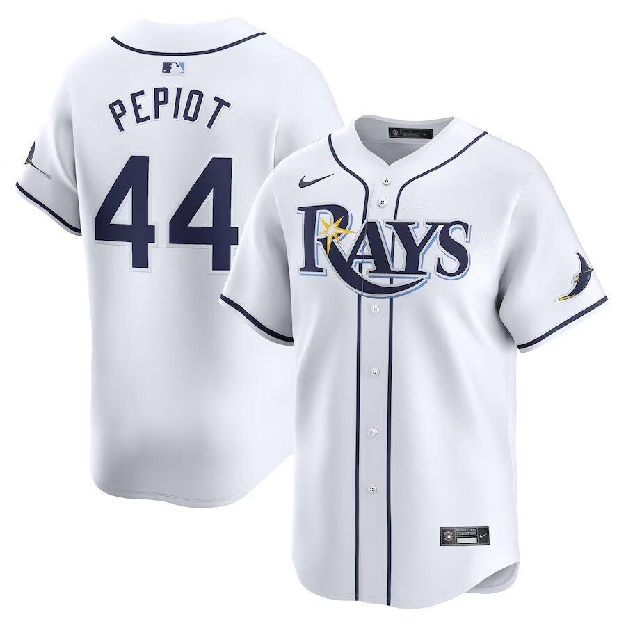 Tampa Bay Rays #44 Ryan Pepiot Home Limited Player Jersey - White