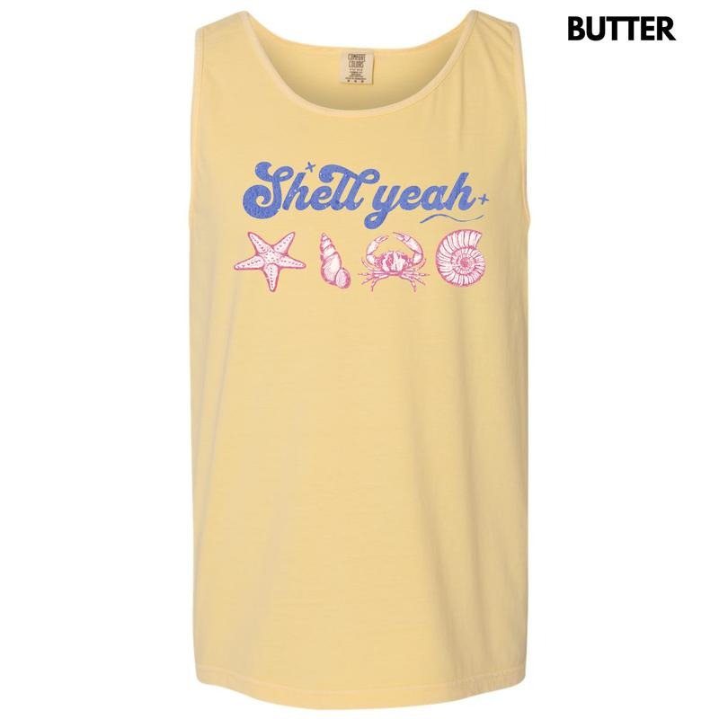 Tank Top - Shell Yeah Comfort Colors Tank Top 'NLB' T-Shirts, Hoodie, Sweatshirt | InkThreadWorks.com