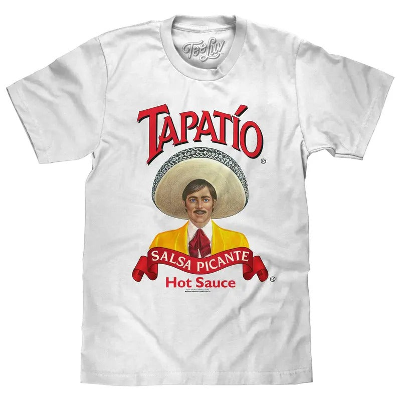Tapatio Salsa Picante Logo T-Shirt - White Hoodie, Sweatshirt | InkThreadWorks.com