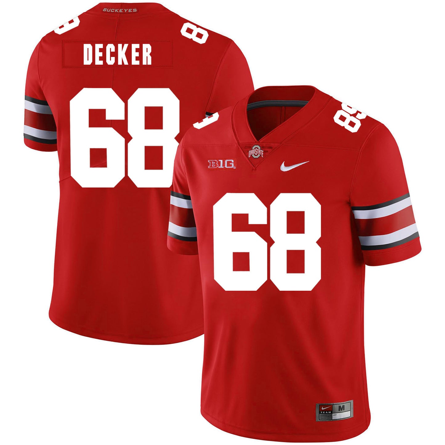 Taylor Decker 68 Red