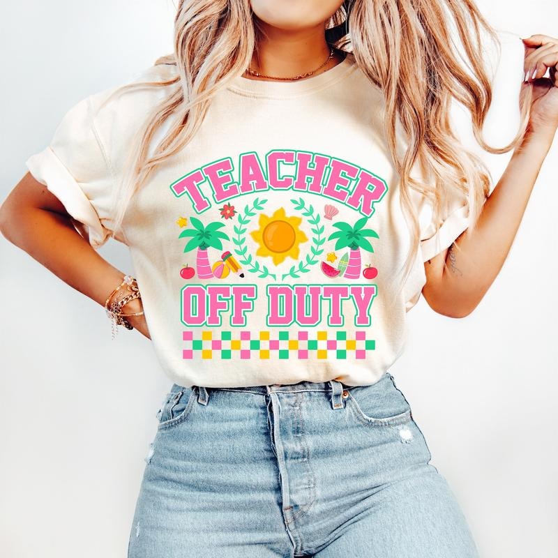 Teacher T-Shirt, End of School Year T-Shirt, Last Day Of School T-Shirt, Teacher Summer T-Shirt, Summer Vacation T-Shirt,...